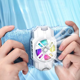 Cell Phone Cooler, Rechargeable Semiconductor Mobile Phone Radiator, Portable Fast Cooling Fan for 2.7 to 3.5in Wide Smartphone for Gaming Video Streaming Driving