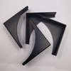 4 Pcs Black Metal Corner Protector Box Edge Safety Guard