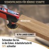 MaxEarn Oscillating Multitool Saw Blades, Titanium Extra Long Multitool Blades,