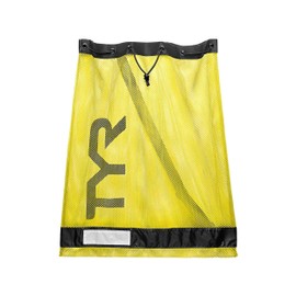 TYR Unisex Adult mesh 75L equipment bag 75l Mesh Bag - fluo yellow, 75L