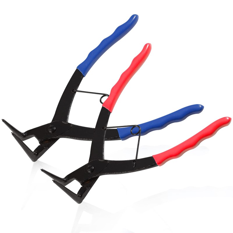 SPEEDWOX Curved Long Snap Ring Pliers for Holes, C-Ring Pliers,