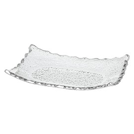Godinger Serving Tray Platter Gamma Silver - 8x6 Inches