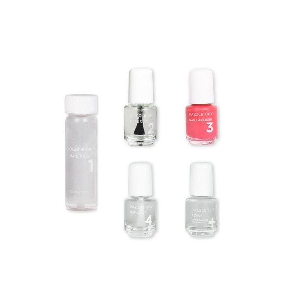 Dazzle Dry Mini Kit 4 Step System - Carnival Coral,