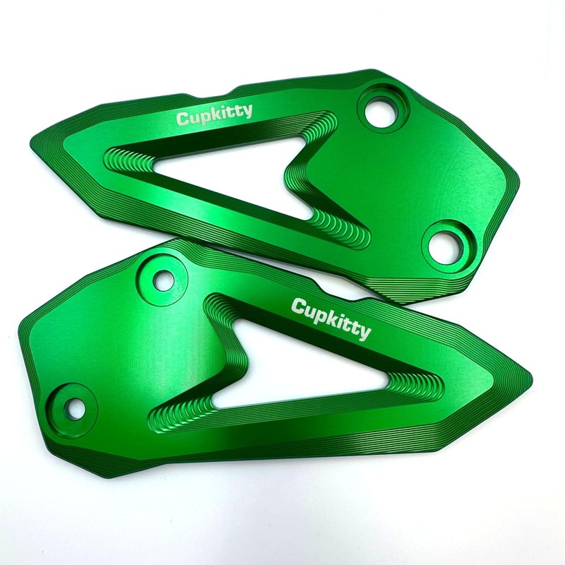 Cupkitty Foot Peg Heel Plate Guard Fits ZX-25R ZX-4R ZX-4RR