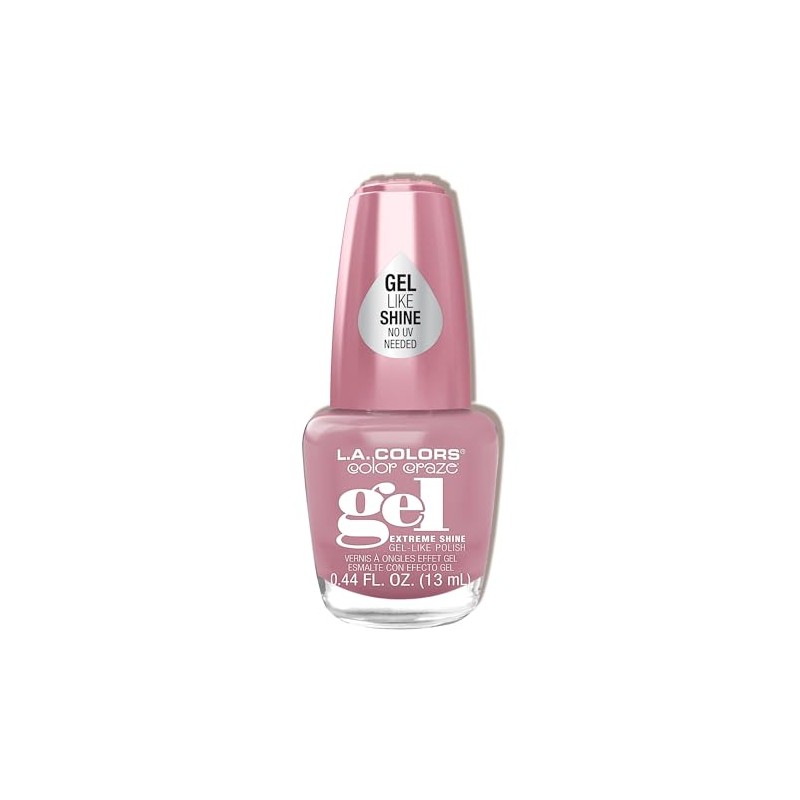 L.A. COLORS Nude Gel Polish, Dusty Rose CNL413
