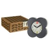 Orla Kiely Flower Alarm Clock, Analog Clock, 6.3 inches (16