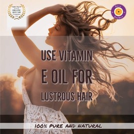 Deve Herbes Pure Vitamin E Oil with Glass Dropper Natural Therapeutic Grade 50ml (1.69 oz)