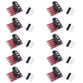 Youmile 10pcs TRRS 3.5mm Audio Jack Breakout Board Headphone Video MP3 Jack Socket Module for Arduino
