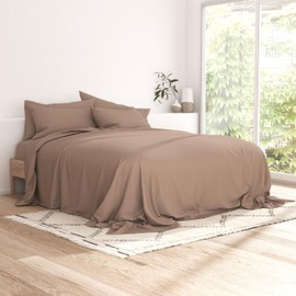 LINENS & HUTCH Sheet Set 6-Piece Microfiber Essential Ultra Soft Bedding