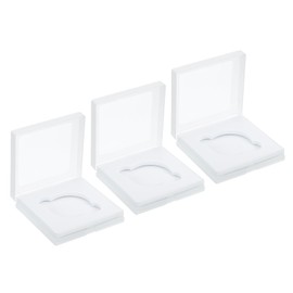 PATIKIL 49mm Lens Filter Case, 3pcs Camera Filter Case Portable Lens Filter Box Water Resistant Dustproof Plastic for Photography Filter Storage