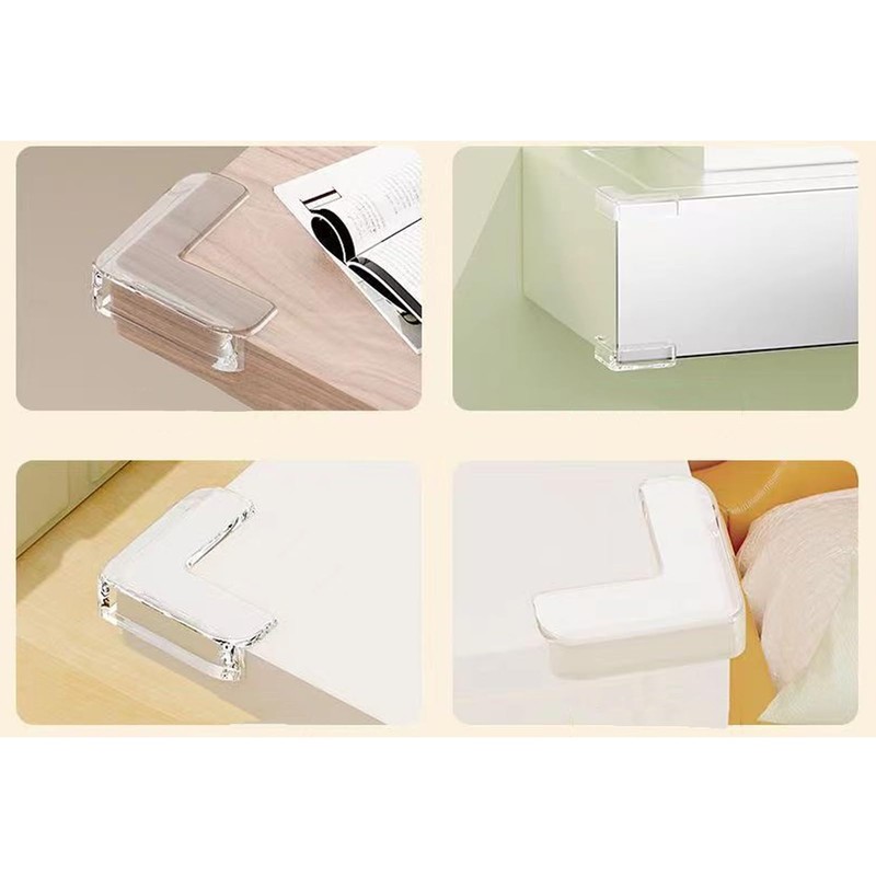 Meiyea 8 Pcs Children's Corner Protectors,Transparent Protectors,Strong Adhesion,Suitable For Wood,Glass,Plastic,Etc