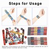 Acuiwer 24 PCS Slap Bracelets Racing Slap Bands Party Bags