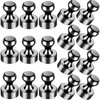 VNDUEEY VNDUEEY 16Pcs Black Small Strong Fridge Magnets Refrigerator Magnet,