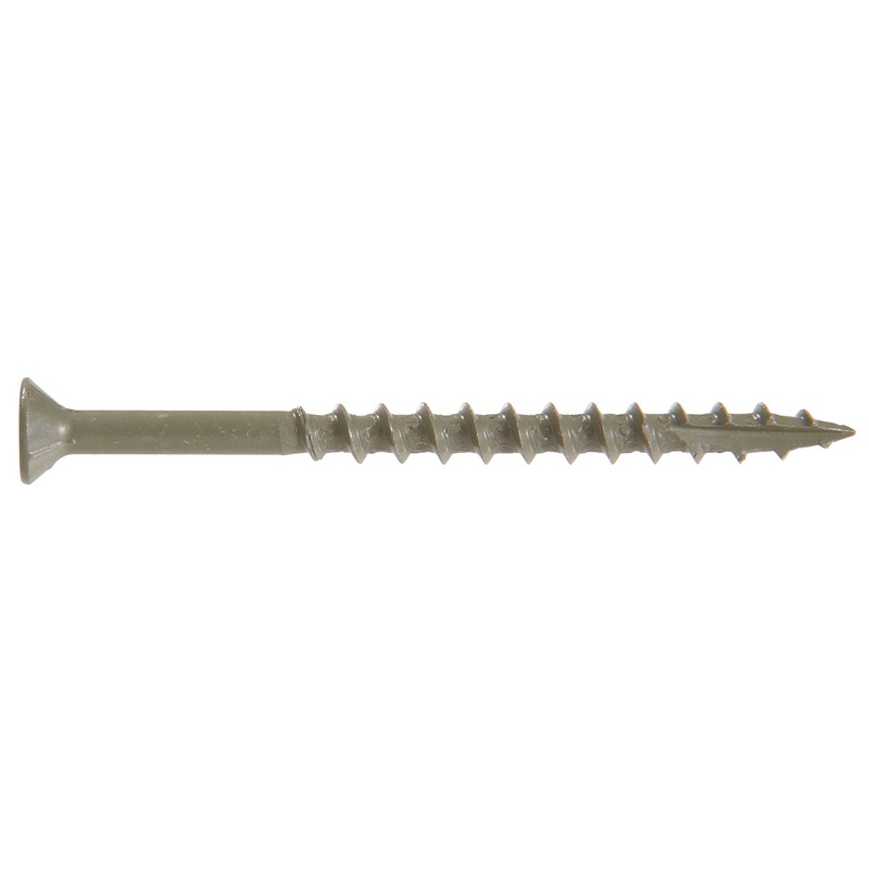 Hillman 48268 Exterior-Coated Square Drive Green Deck Screws ("9 x