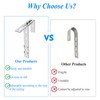Set of 2 Adjustable Balcony Brackets for Solar Modules, Solar