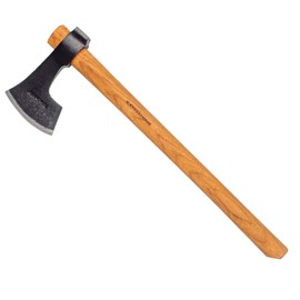 Condor Tool & Knife, Bushcraft Tomahawk, 1060 High Carbon Steel, 19 in Overall Length, Leather Sheath