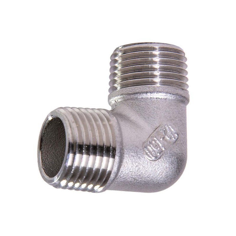 LOZOME 90 Degree 1/2" Male to Male Thread Elbow NPT