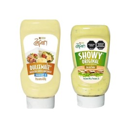 Zafran Salsa Dulce Maiz 400gr y Salsa Showy Original 390gr (2 Pack) salsa de maiz dulce zafran, salsa showy colombiana, salsa showy safran, Salsa showy