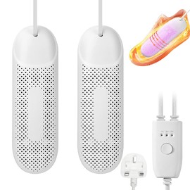 Mineup Electric Shoe Dryer, Portable Shoe Dryer Boot Dryer, Ski Boots Dryer with 3 Timer Modes, Boot Dryer with 360° Drying & Eliminate Odor, Suitable for Shoes, Gloves, Socks, Ski Boots(Purple light)