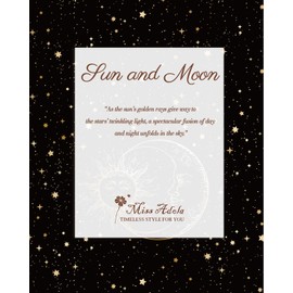 Miss Adola Cell Phone Purse Crossbody for Women - Small Leather Phone Purse with Card Slots Cute Luxury Sun Moon Designer Cellphone Bag with Shoulder Strap Aesthetic Phone Purse Wallet for Girls