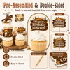 ALISSAR 36 Pcs Western Cowboy Cupcake Toppers, Birthday Party Decor