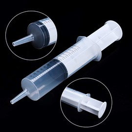 150ml Syringe with 27.6 Inch Tube and Blunt Needle 14G 1.5”, Large Plastic Syringe for Scientific Labs, Nutrient Measuring, Watering, Refilling