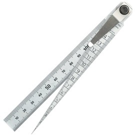 Niigata Seiki SK #700S Taper Gauge, Made in Japan, 0.04 - 0.6 inches (1 - 15 mm), Straight Scale Included