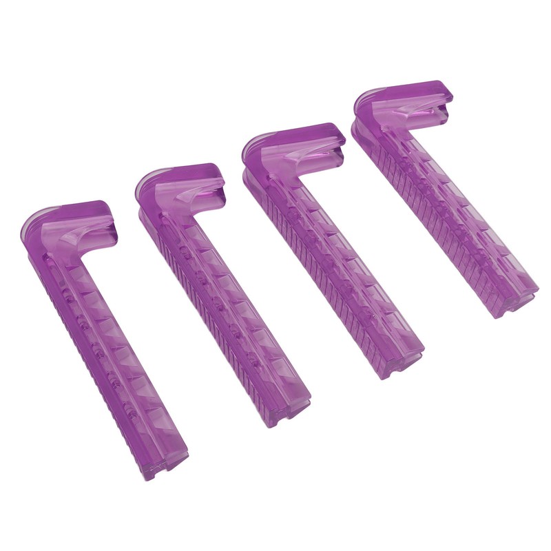 2Pair Ice Skate Guards Hockey Shoe Blade Cover Adjustable Silicone