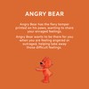 Mood Bears - MD816 - Angry Bear - Orange -
