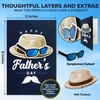 Decorably Happy Fathers Day Card Set with Hat & Sunglasses