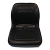 The ROP Shop Black High Back Seat fit Bomag Rollers