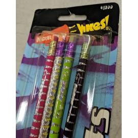 Berol Yikes! Splits 4 No 2 Pencils Nickelodeon Vintage 1990's New Unopened