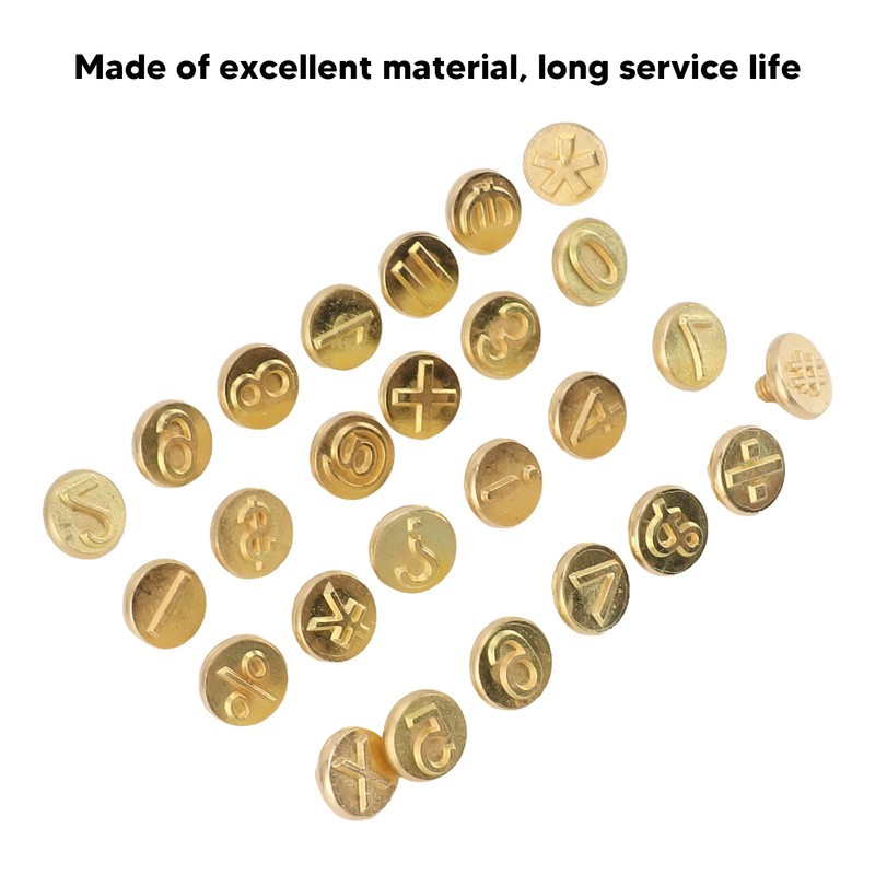 Mumusuki 28 Pieces Number Wood Burning Tips Set, Brass Welding