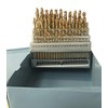 LLDSIMEX 60 Piece 1#-60# Titanium Nitride Coated Numbered Drill Bit