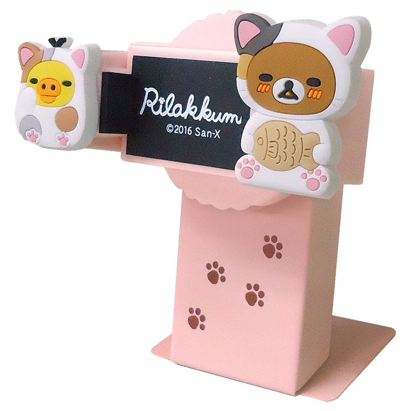 明邦 車載ホルダー スーパースマホキャッチ リラックマ ねこRK257