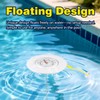 SPOROLWE Floating Pool Thermometer Easy Read – Battery-Free, Color-Coded Ideal