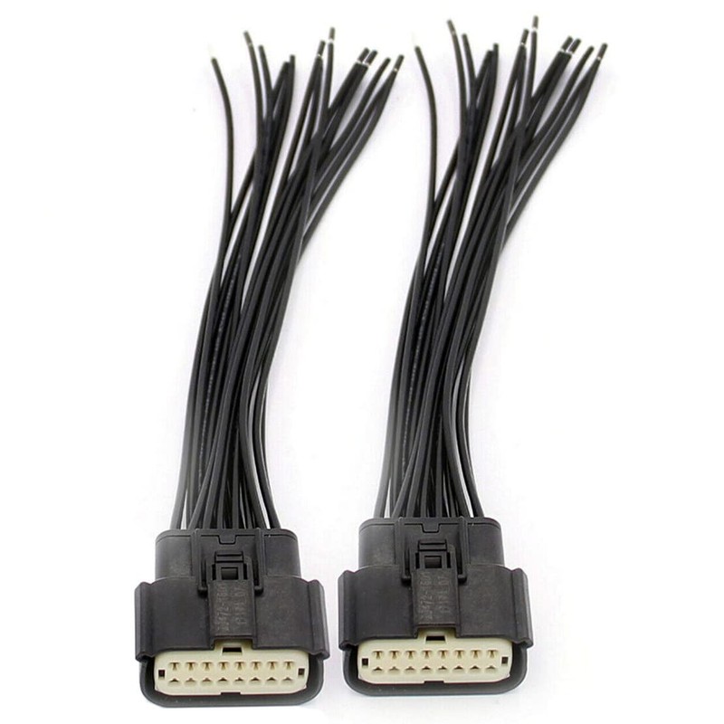 FZJDSD 2 Headlight Connector Pigtail Compatible with Jeep Grand Cherokee