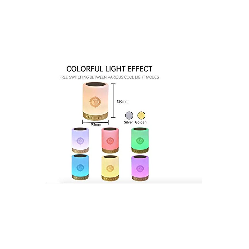 The Velocity Complete Smart Quran Speaker with Touch Lamp, 14