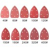 10PCS Triangular Sandpaper, Oscillating Multitool Sanding Pads Hook and Loop