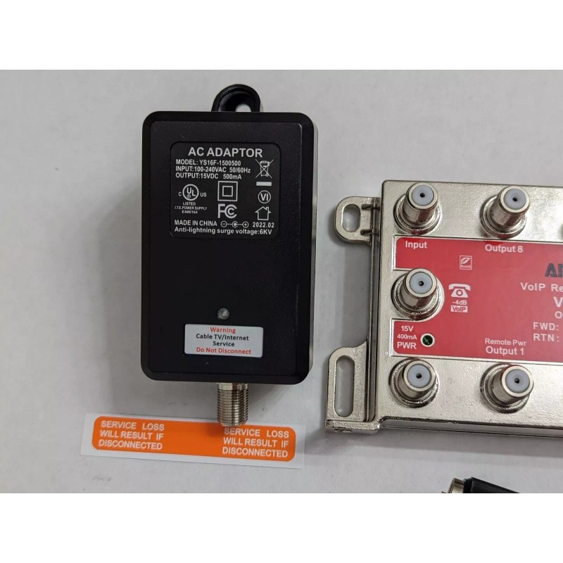 ANTRONIX VRA901-G2/ACP 1.2 GHz VoIP Residential Digital Coaxial Amplifier 9-Port