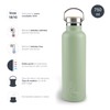 Lacor - 62559 - Stainless Steel Water Bottle, Double Insulated