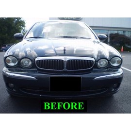 312 MOTORING for JAGUAR X-TYPE X TYPE 2002-2006 CHROME GRILL GRILLE KIT 2003 2004 2005 02 03 04 05 06 SPORT 2.5 3.0