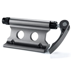 Naroote Soporte de Bicicleta para Techo de Coche, Soporte de Horquilla de Bloque de Bicicleta de Aleación de Aluminio de Alta Resistencia Compacto de Liberación Rápida para Viajes (Tamaño Libre)