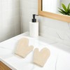 Guantes de Baño Exfoliantes de Sisal – 2 Piezas Blanco