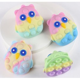 Fidget Popper with Suction- Owl