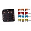 edi-tronic Car Fuse Holder Fuse Box 6-Way with Fuses Truck