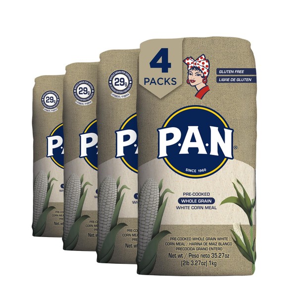 P.A.N. Whole Grain White Corn Meal – Pre-cooked Gluten Free