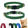 Qianruida Leather Cat Collar Quick Release Kitten Collar Cat Collars