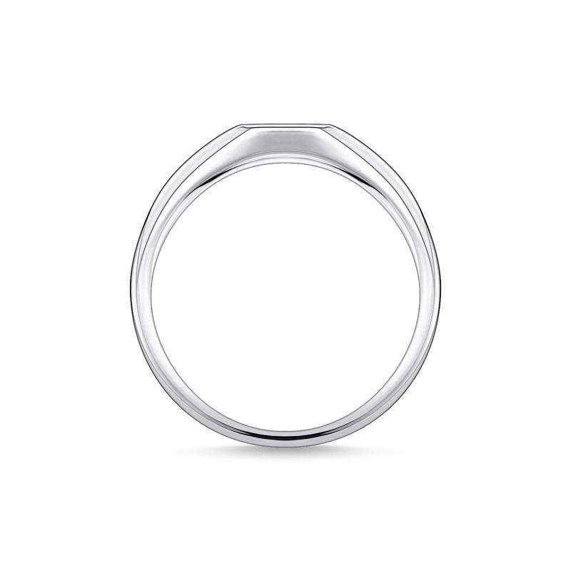 Thomas Sabo Signet Style Star Silver Ring, 925 Sterling Silver,