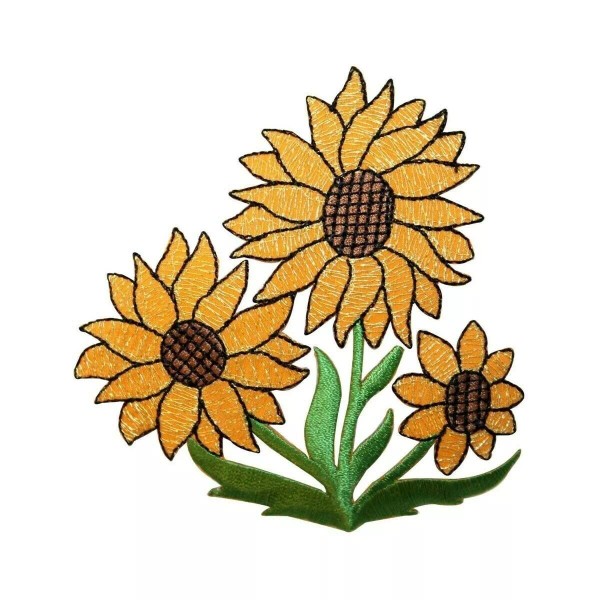 Unbranded ID 6013 Sun Flowers Patch Summer Seed Blossom Bloom